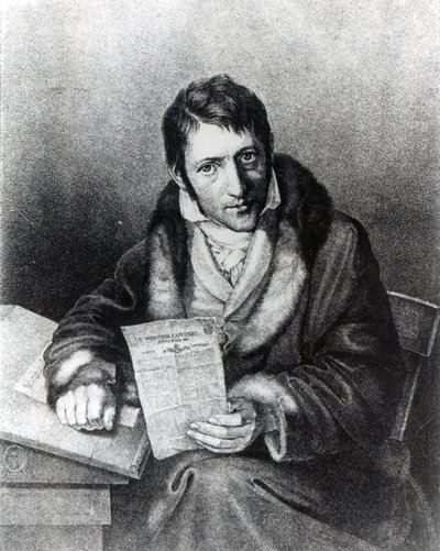 Charles-Joseph Panckoucke Holding a Copy of 